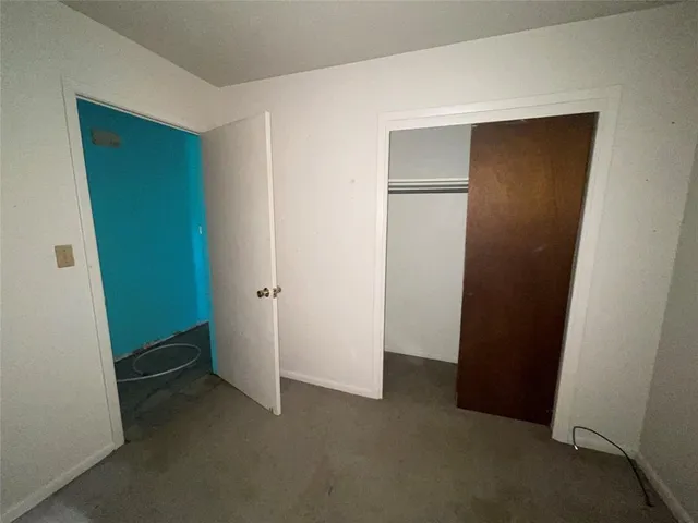 a view of closet area