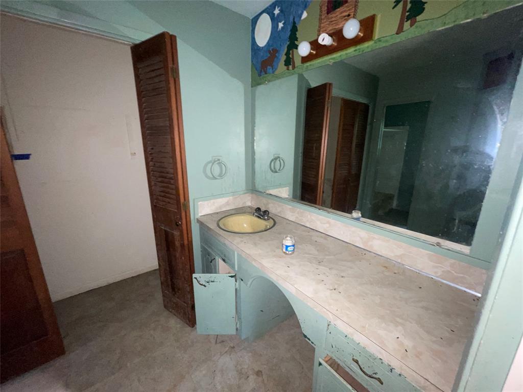 188 Pryor Street Rusk, TX 75785 - Photo 20 of 22 a bathroom with a sink a vanity and a mirror