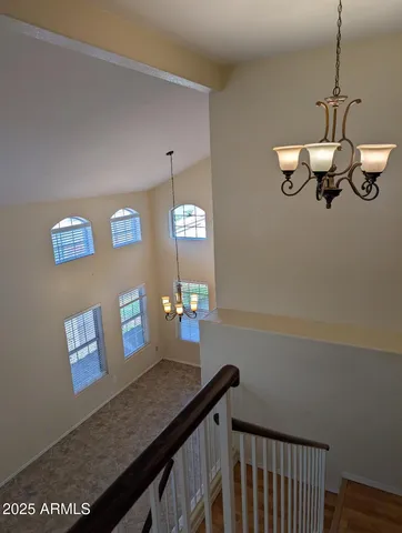 a view of dining room and wooden floor
