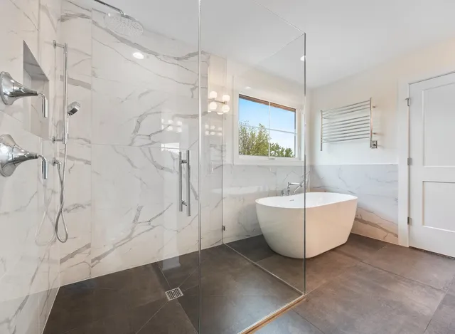 a view of a green yard