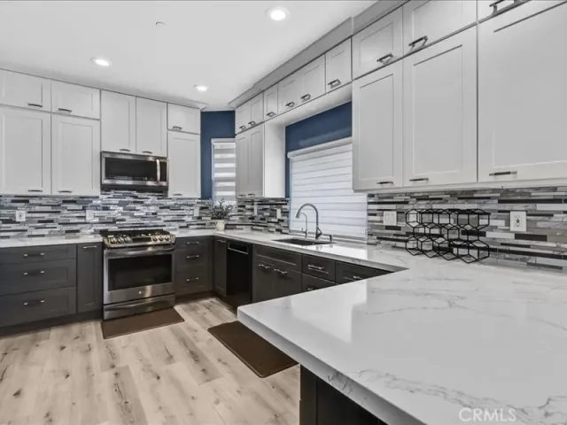 a room with a washer and dryer