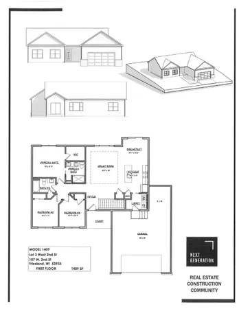 $349,900 | 107 2nd Street, Friesland, WI 53935