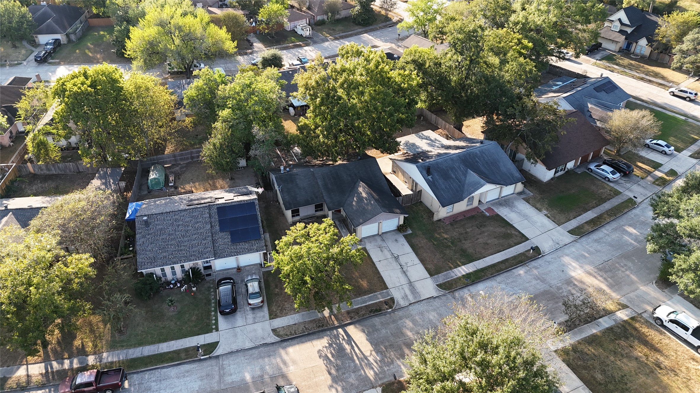 22819 Carter Gate Drive Spring, TX 77373 - Photo 15 of 15 an aerial view of a house with a yard potted plants and large tree