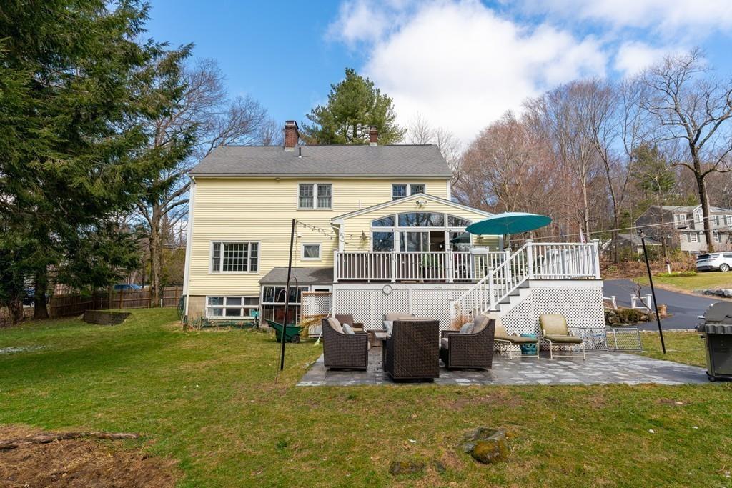 242 Old Stonebridge Road Wayland, MA 01778 - Photo 19 of 19 a view of a house with a yard