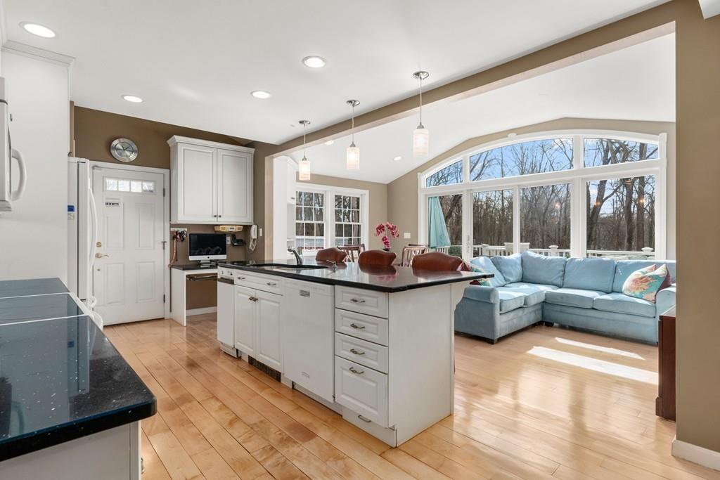 242 Old Stonebridge Road Wayland, MA 01778 - Photo 6 of 19 a kitchen with counter top space and stainless steel appliances