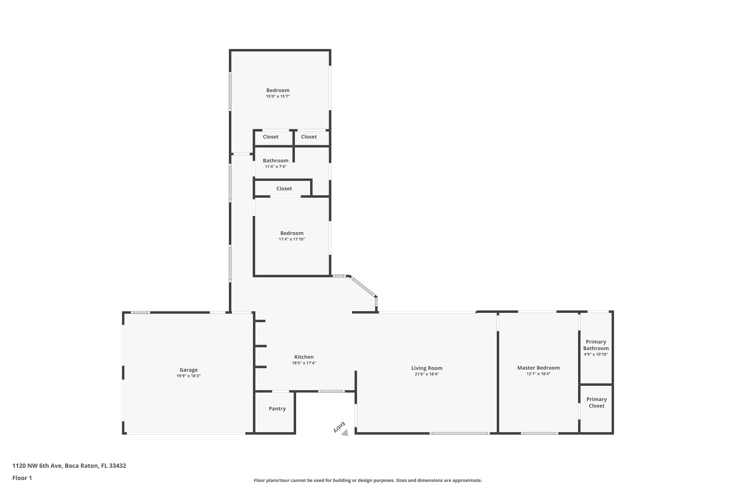1120 Northwest 6th Avenue Boca Raton, FL 33432 - Photo 42 of 42 Floor Plan
