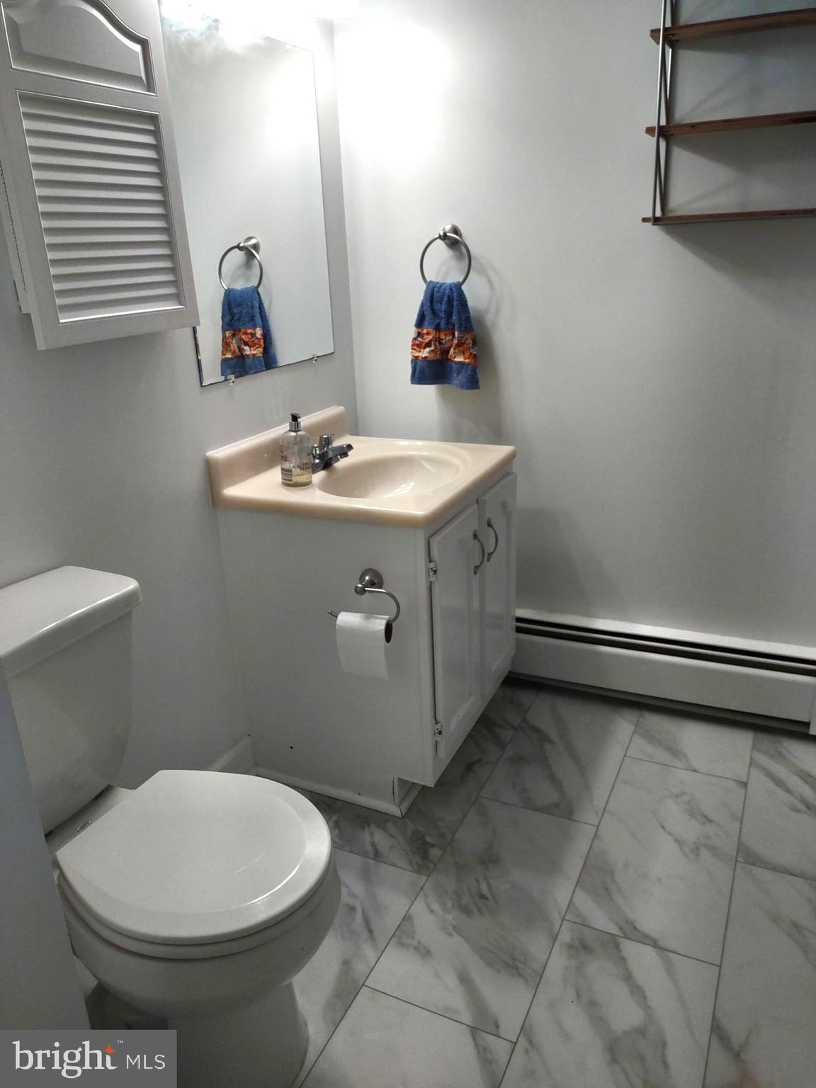 4103 Kincaid Road Baldwin, MD 21013 - Photo 69 of 73 a bathroom with a sink a toilet and mirror