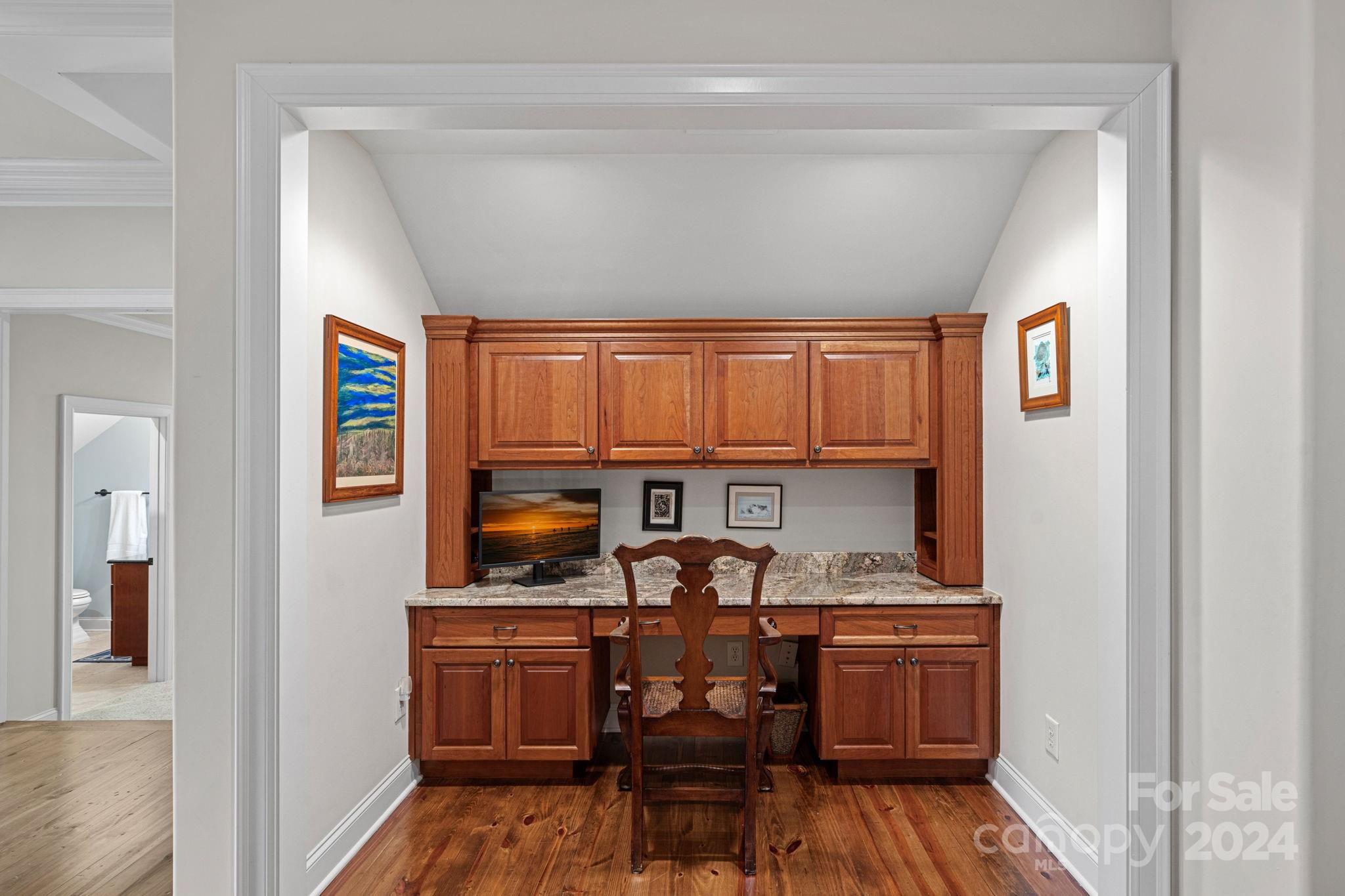 2017 Brawley School Road Mooresville, NC 28117 - Photo 19 of 43 a workspace with furniture and wooden floor