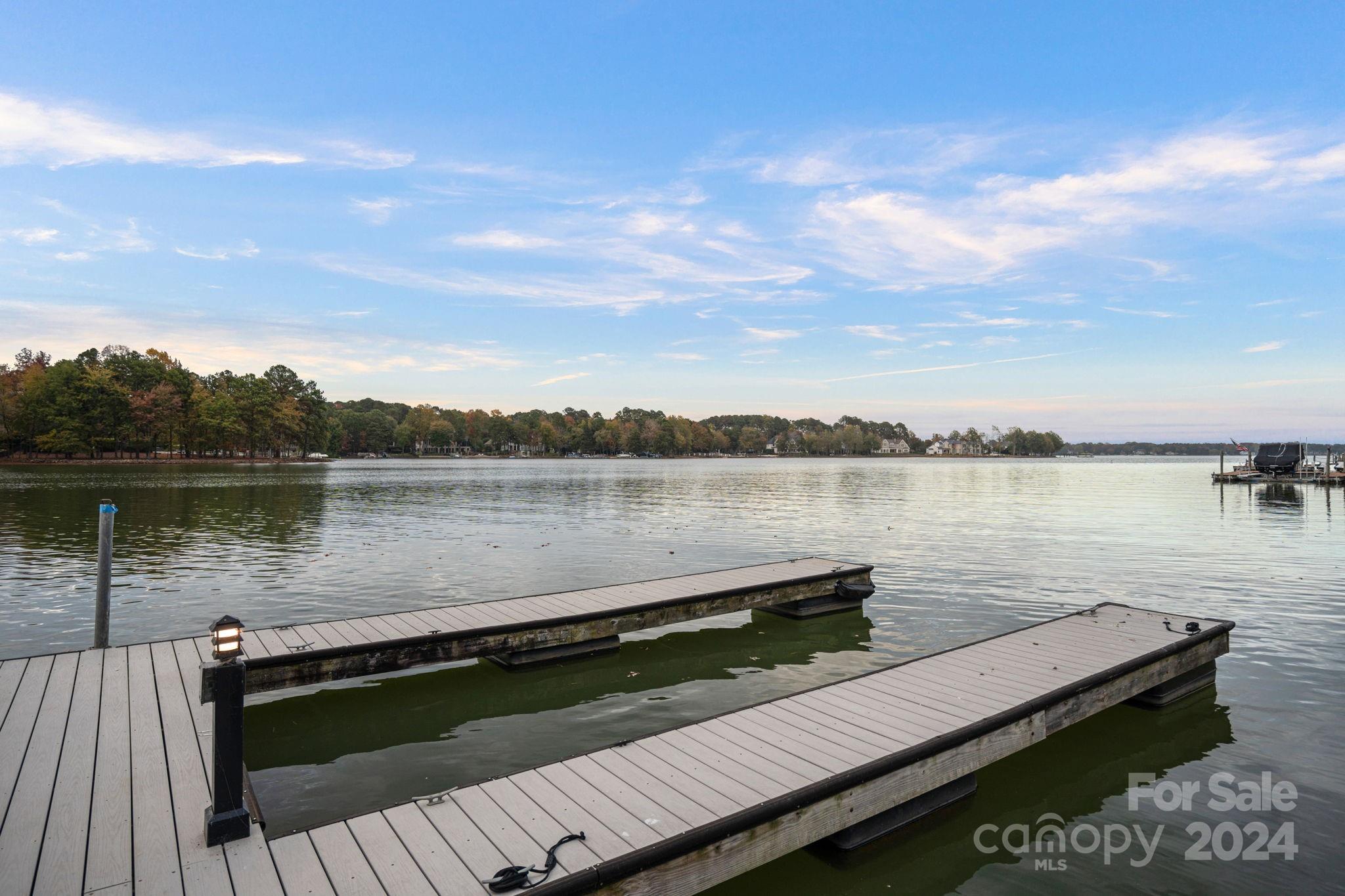 2017 Brawley School Road Mooresville, NC 28117 - Photo 40 of 43 a view of a lake with a terrace