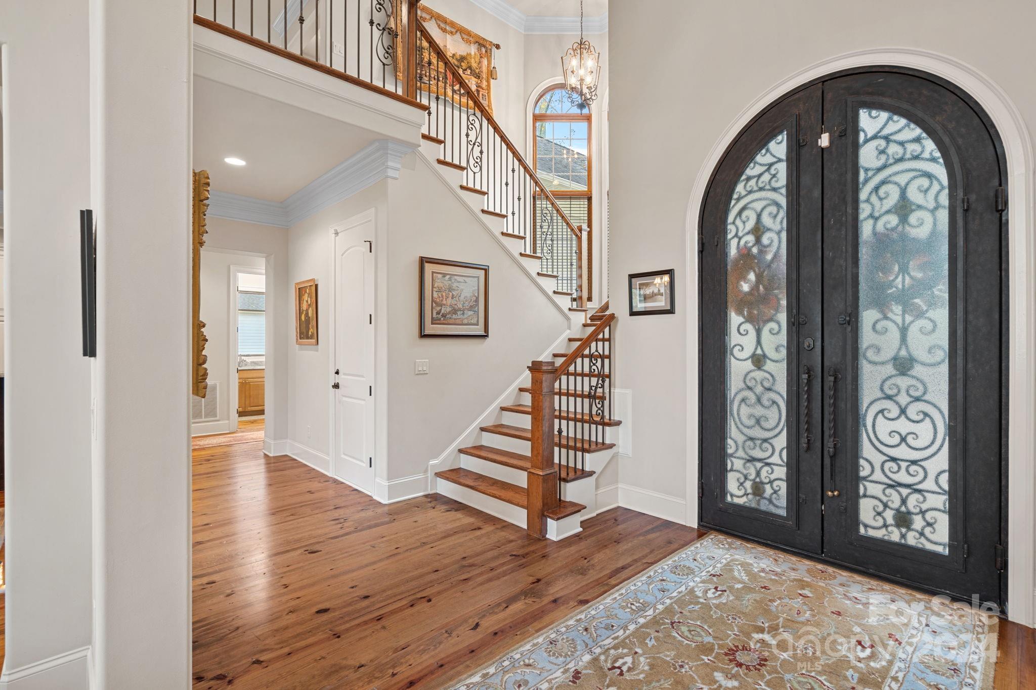 2017 Brawley School Road Mooresville, NC 28117 - Photo 7 of 43 a view of an entryway with wooden floor