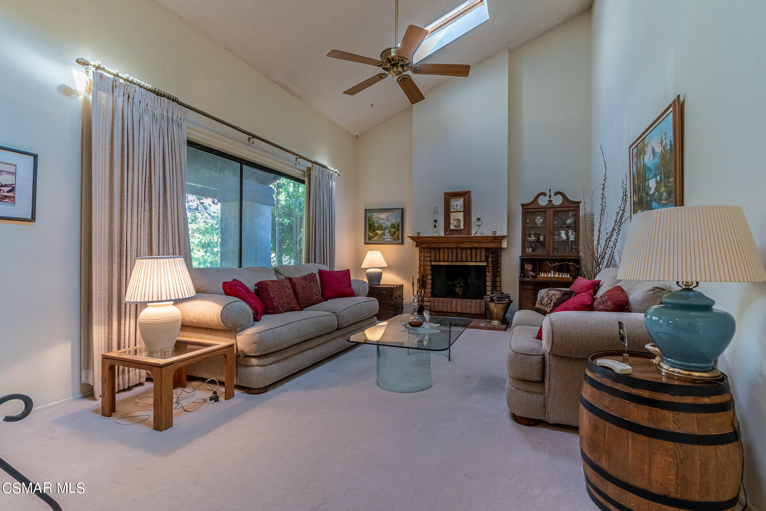1932 Summer Cloud Drive Thousand Oaks, CA 91362 - Photo 4 of 23 a living room with furniture and a fireplace