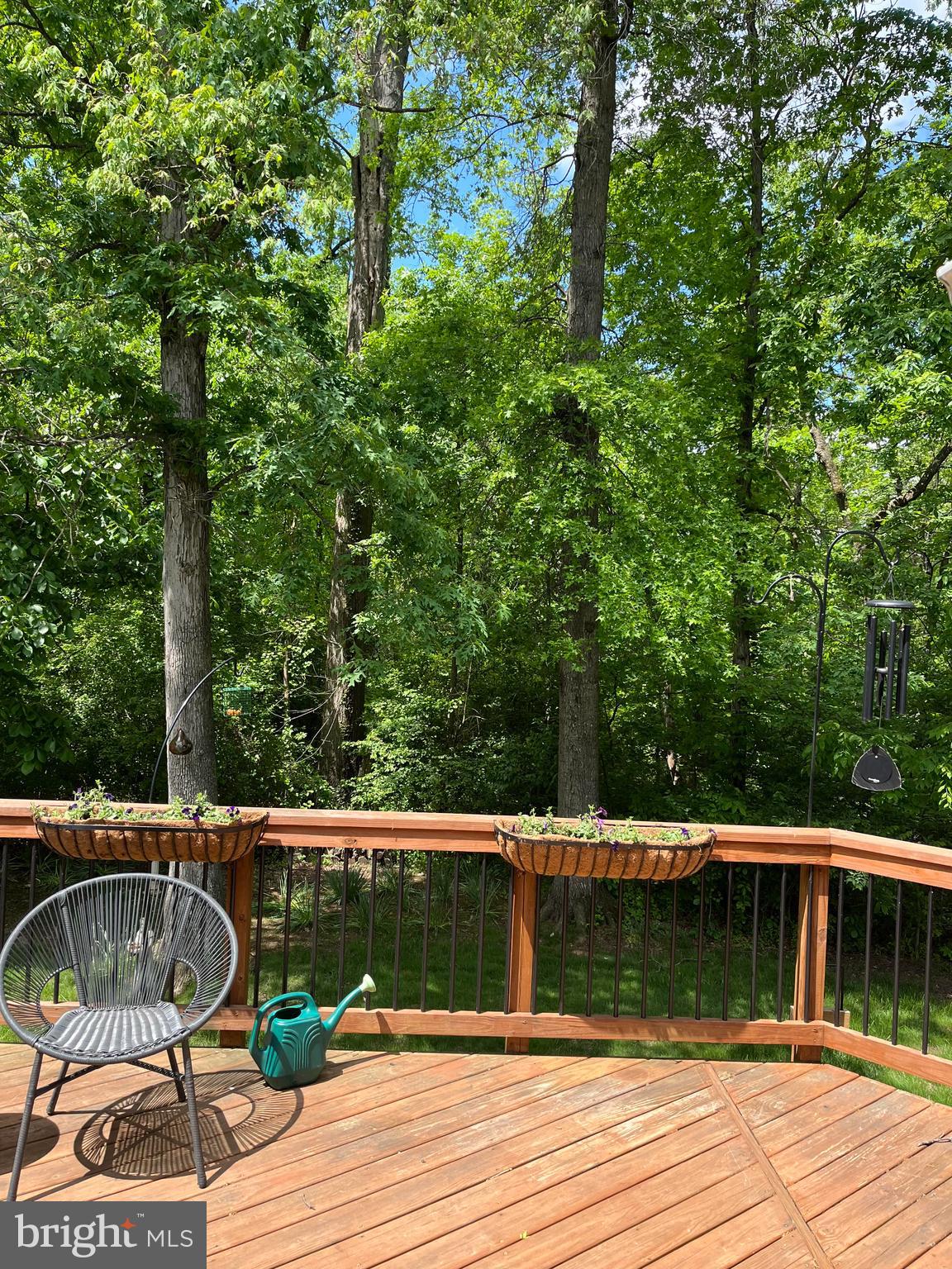 34 Lipscomb Court Sterling, VA 20165 - Photo 82 of 91 a view of balcony with wooden floor and lake view