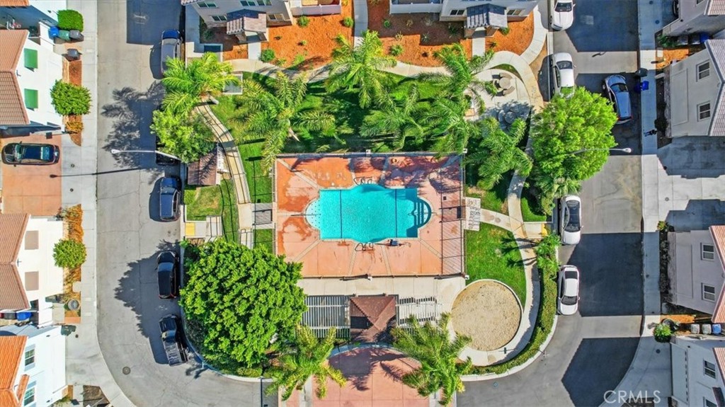 10115 Onyx Way Riverside, CA 92503 - Photo 18 of 18 aerial view of a house with a backyard and a fountain