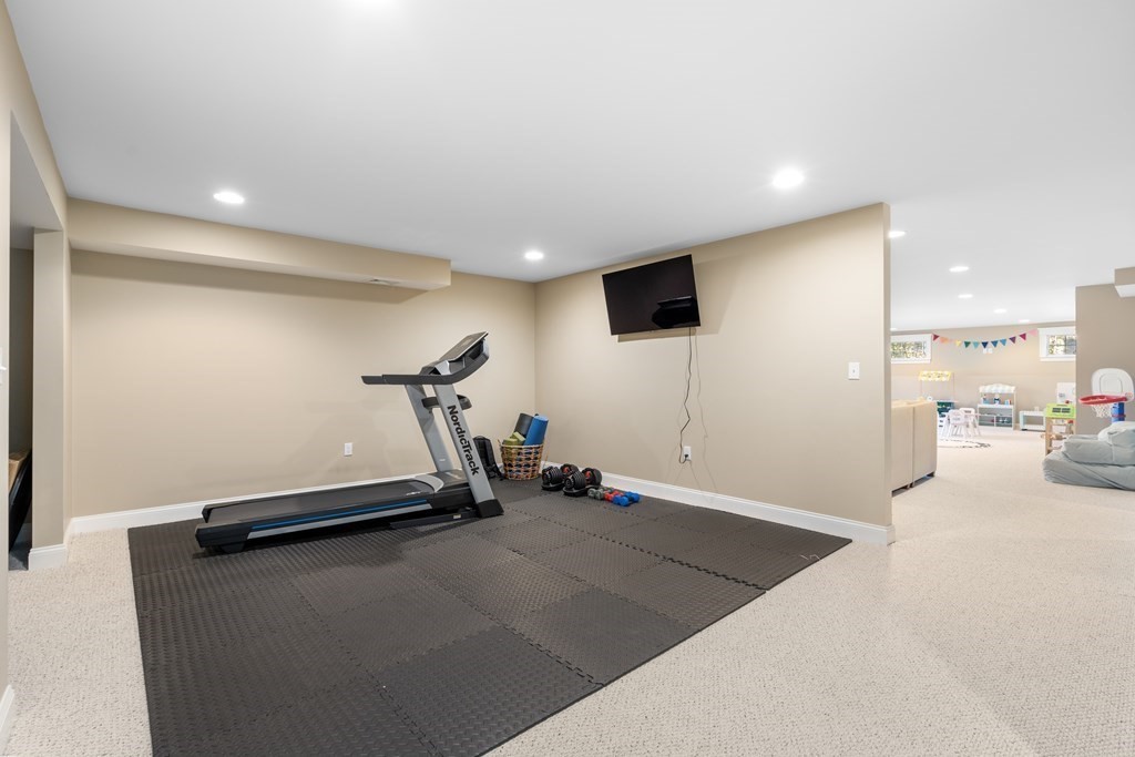 33 Centre Street Dover, MA 02030 - Photo 23 of 32 a view of a room with gym equipment