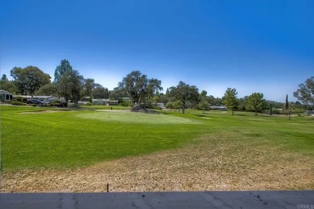 a view of a golf course