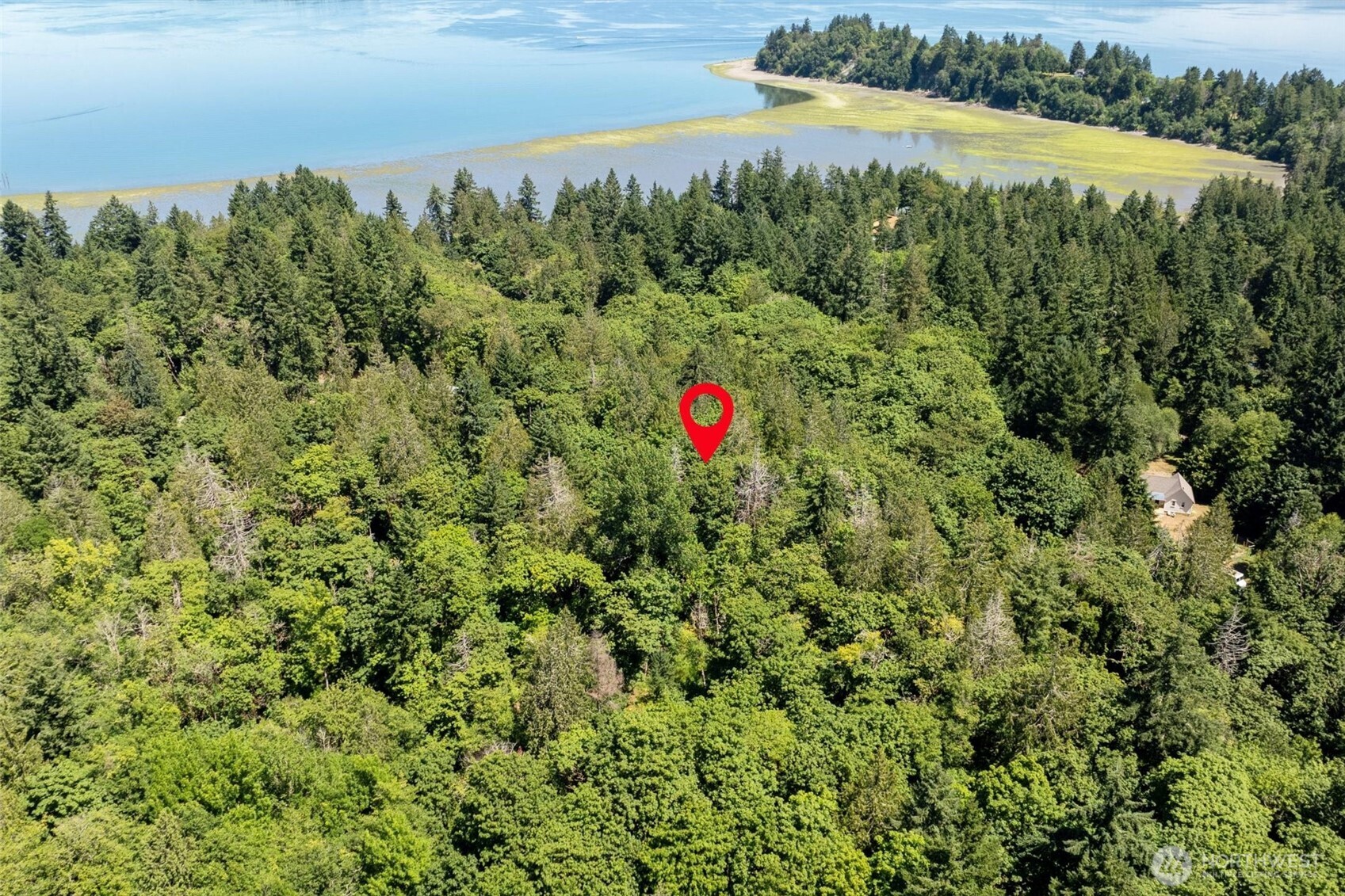 14802 Delano Road Southwest Lakebay, WA 98349 - Photo 16 of 16 an aerial view of a houses with a lake view