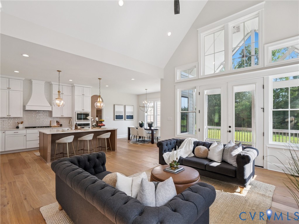 1530 Smokey Rdg Road Maidens, VA 23102 - Photo 14 of 42 a living room with furniture kitchen view and a large window