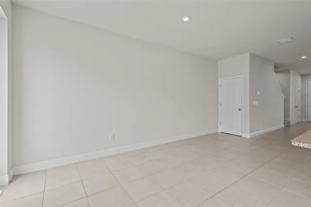 a view of an empty room