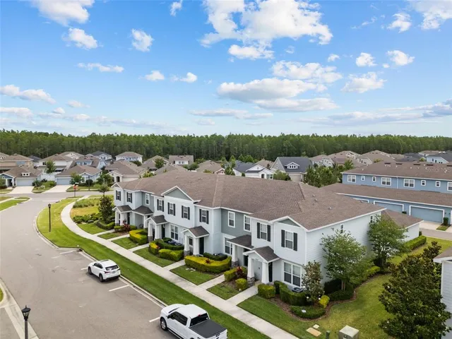 a view of a city from a terrace