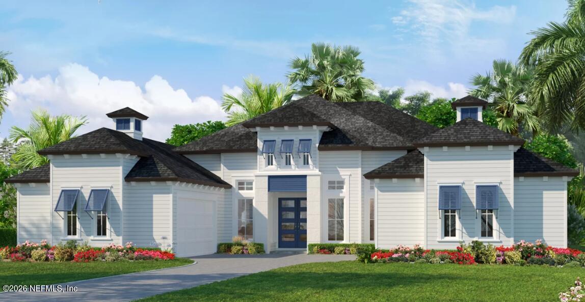 141 Chestnut Oak Road St. Augustine, FL 32092 - Photo 1 of 1 a front view of house with yard and green space