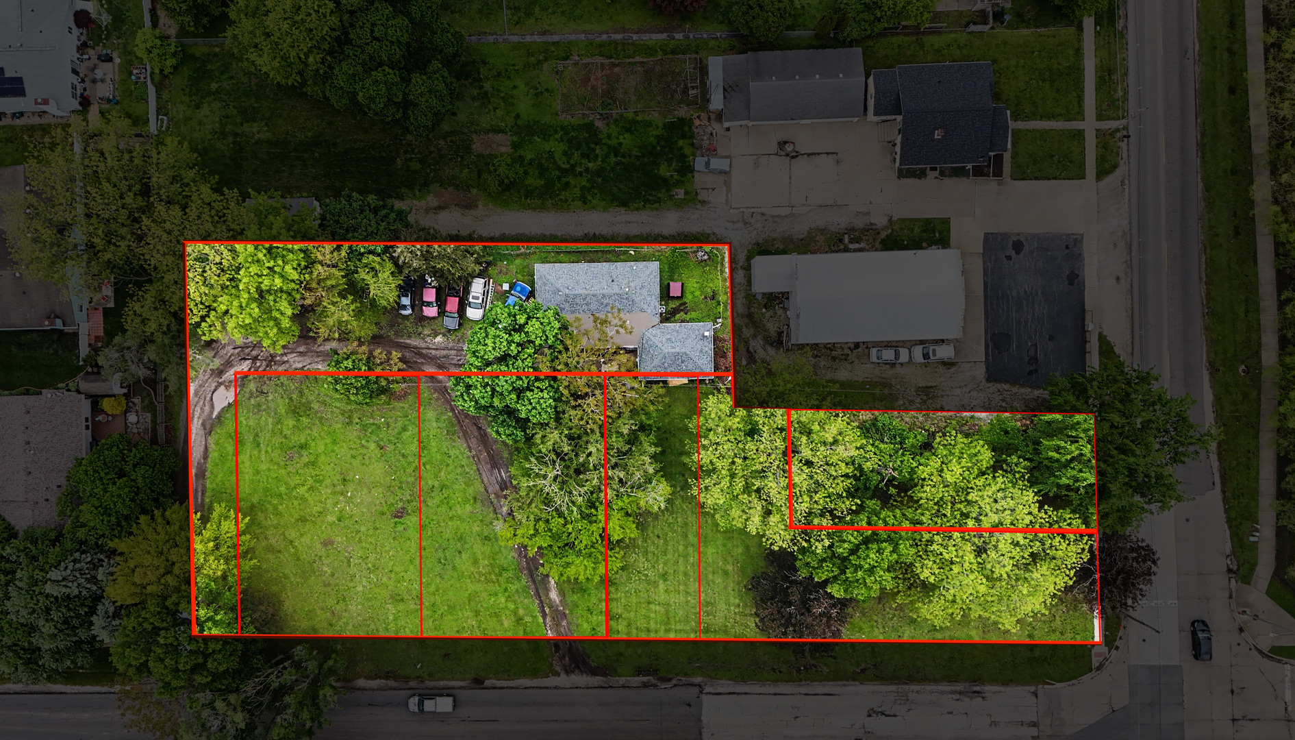 2404 West John Street Champaign, IL 61821 - Photo 4 of 24 an aerial view of a house