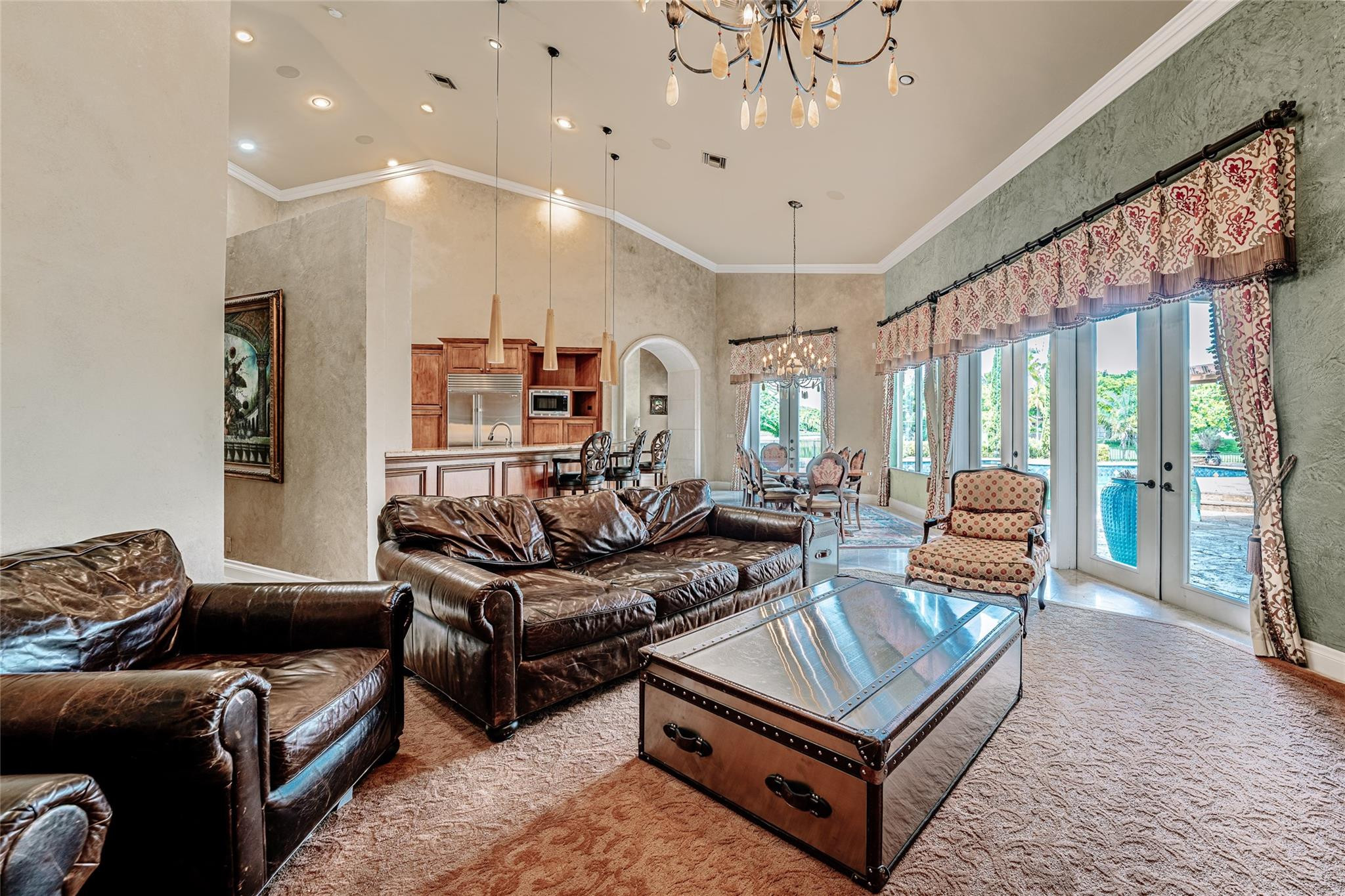 3220 Paddock Road Weston, FL 33331 - Photo 17 of 59 a living room with furniture and a large window