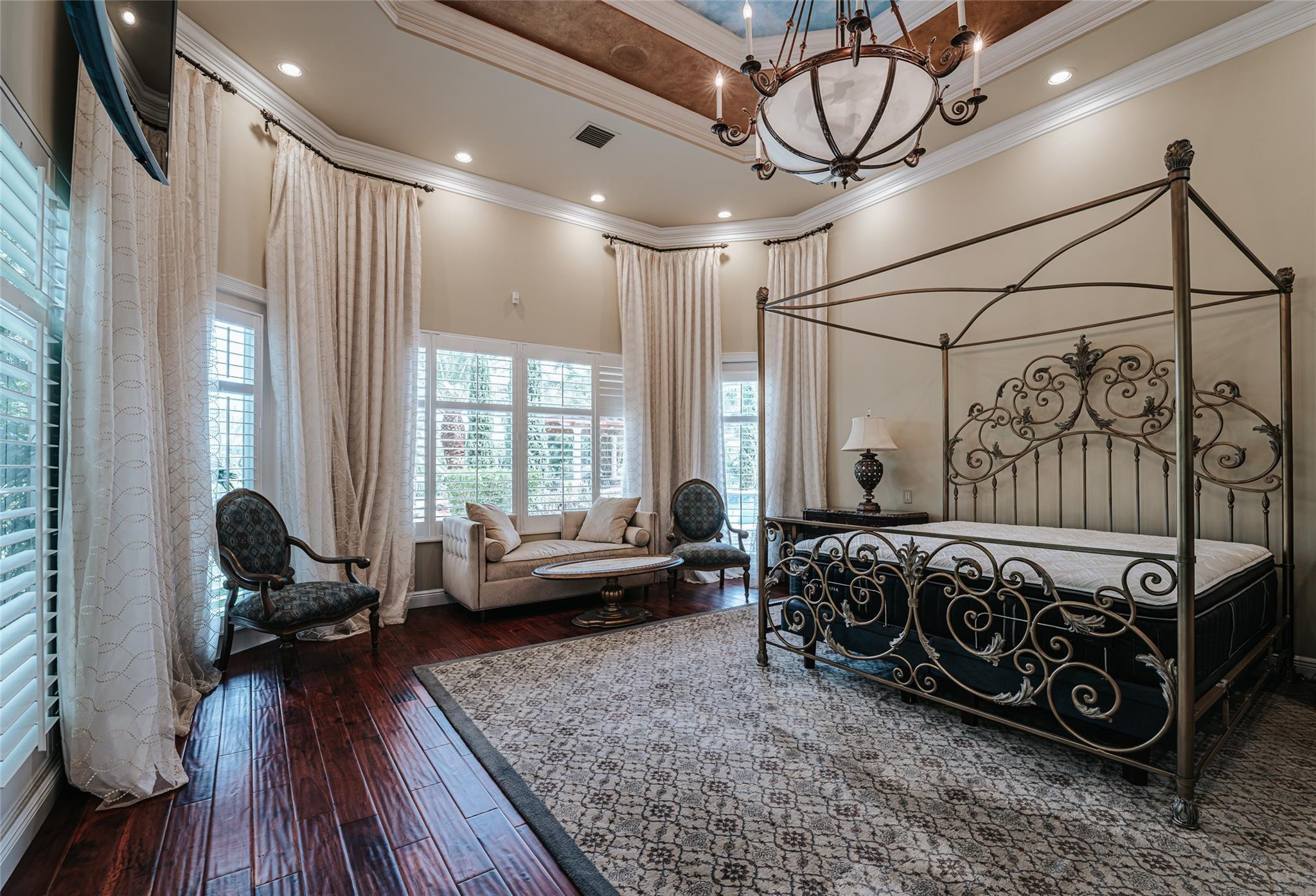 3220 Paddock Road Weston, FL 33331 - Photo 22 of 59 a bedroom with furniture and a wooden floor