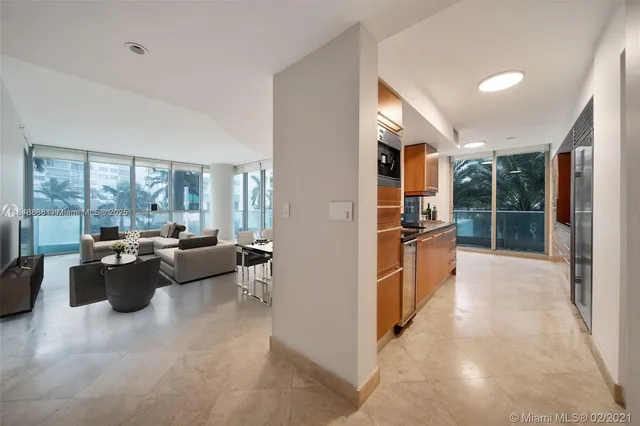 a open kitchen with stainless steel appliances granite countertop a lot of counter top space