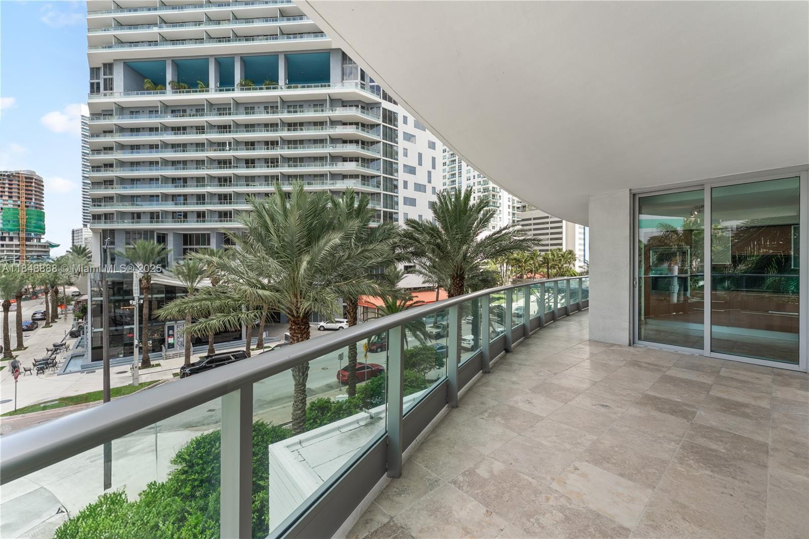 1331 Brickell Bay Drive, Unit 208 Miami, FL 33131 - Photo 24 of 29 a view of a balcony with lake view