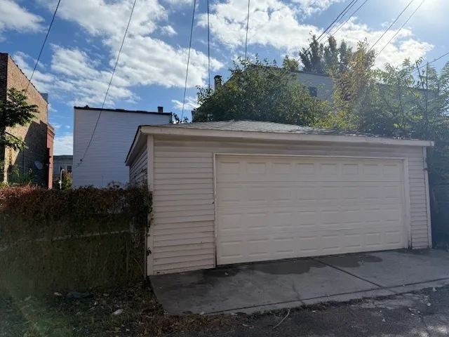 a backyard of a house
