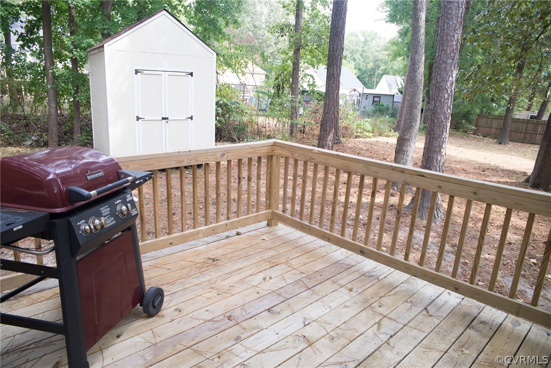 3206 Roland View Terrace Chester, VA 23831 - Photo 29 of 29 a view of a wooden deck