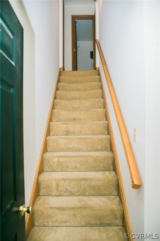 3206 Roland View Terrace Chester, VA 23831 - Photo 5 of 29 a view of staircase with empty room