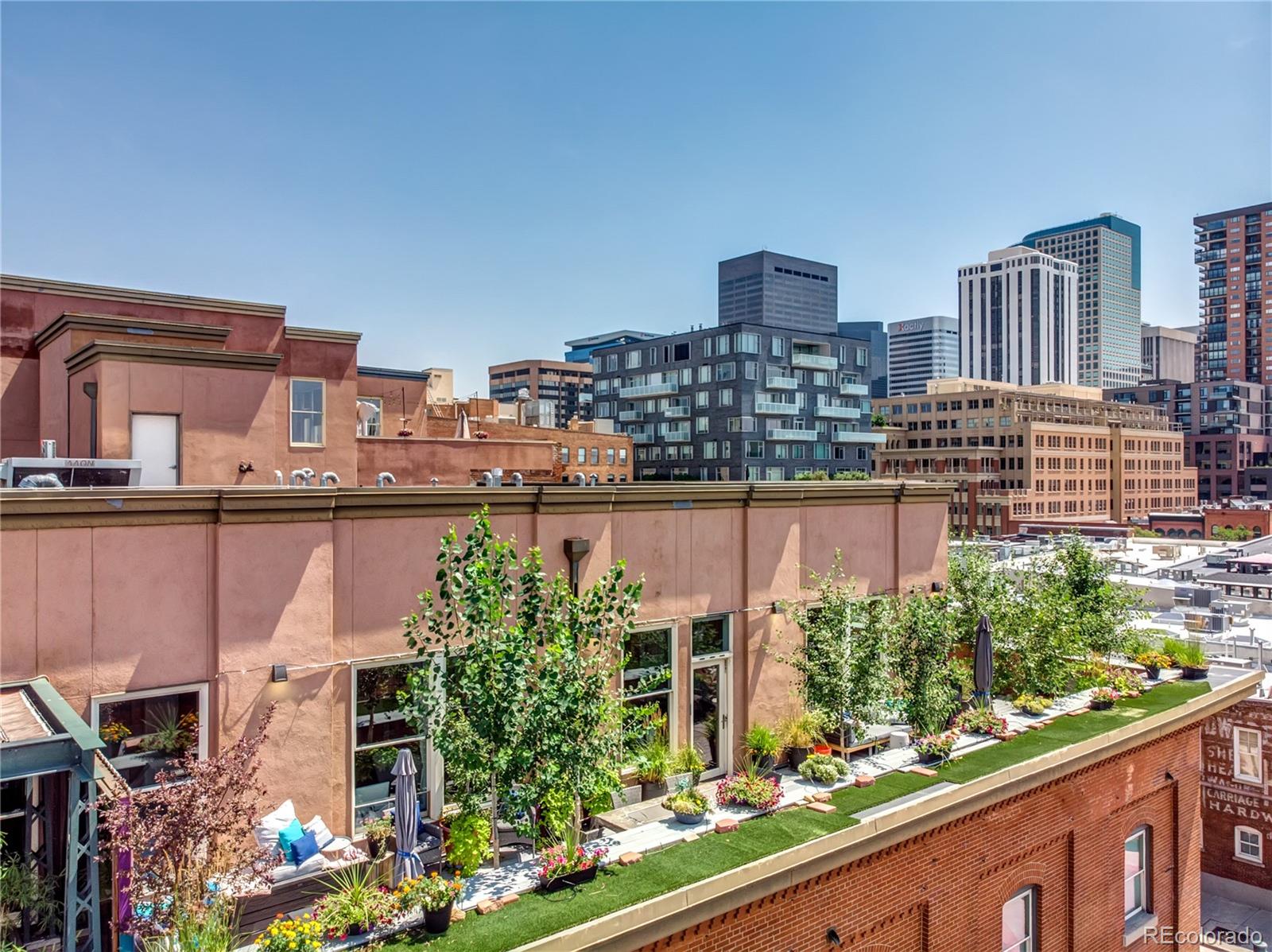 1501 Wazee Street, Unit 4B Denver, CO 80202 - Photo 35 of 40 a view of a balcony with an outdoor seating