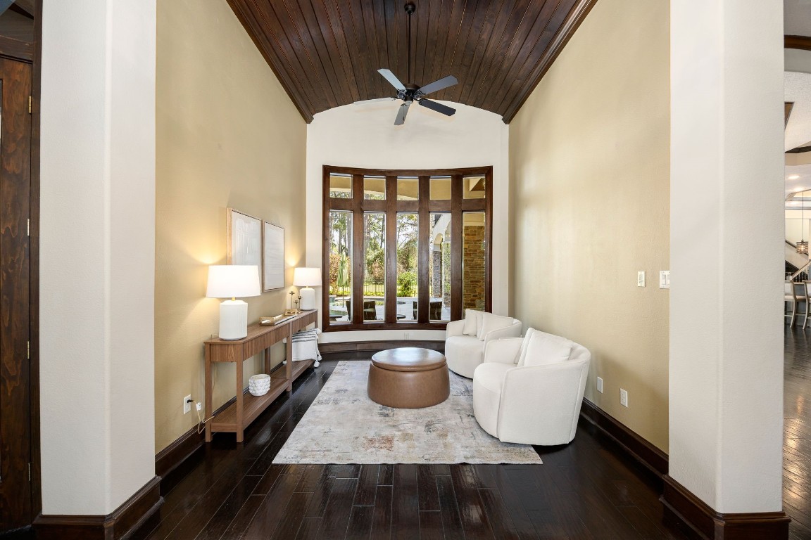 27302 Keystone Bend Court Spring, TX 77386 - Photo 2 of 50 Double door entry leads you into a sitting room with a panel of windows and views of the backyard