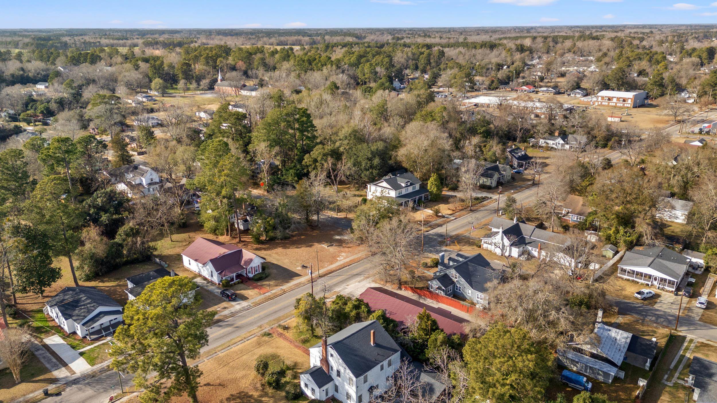 426 North Park Street Mullins, SC 29574 - Photo 39 of 39 Aerial overview of property's location featuring nearby suburban area