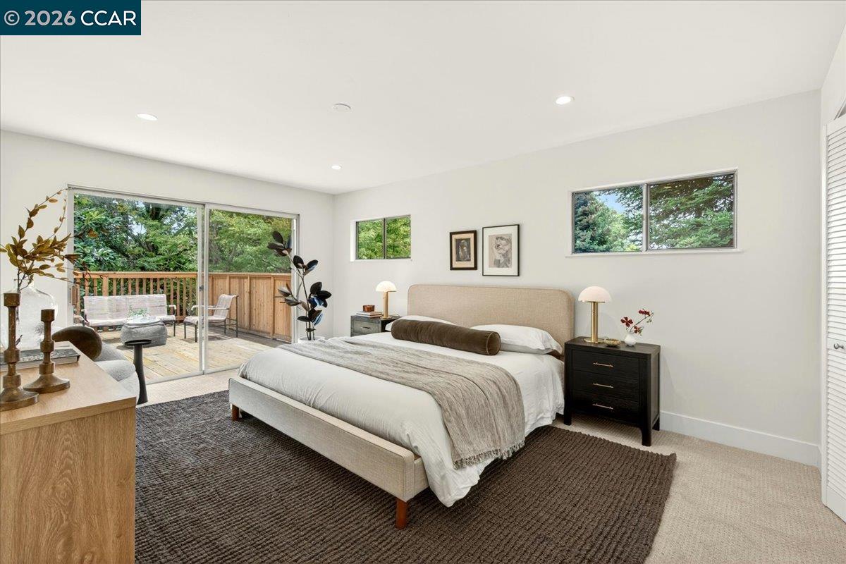 24 Las Vegas Road Orinda, CA 94563 - Photo 21 of 47 a bed room with a bed and a couch