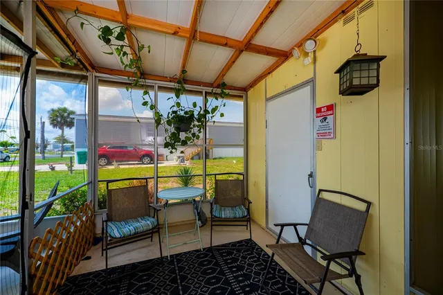 a view of front door and porch