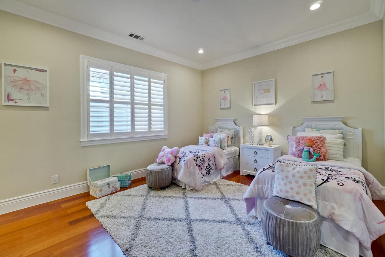 1650 Crestview Drive Los Altos, CA 94024 - Photo 29 of 50 a bedroom with two beds and a window