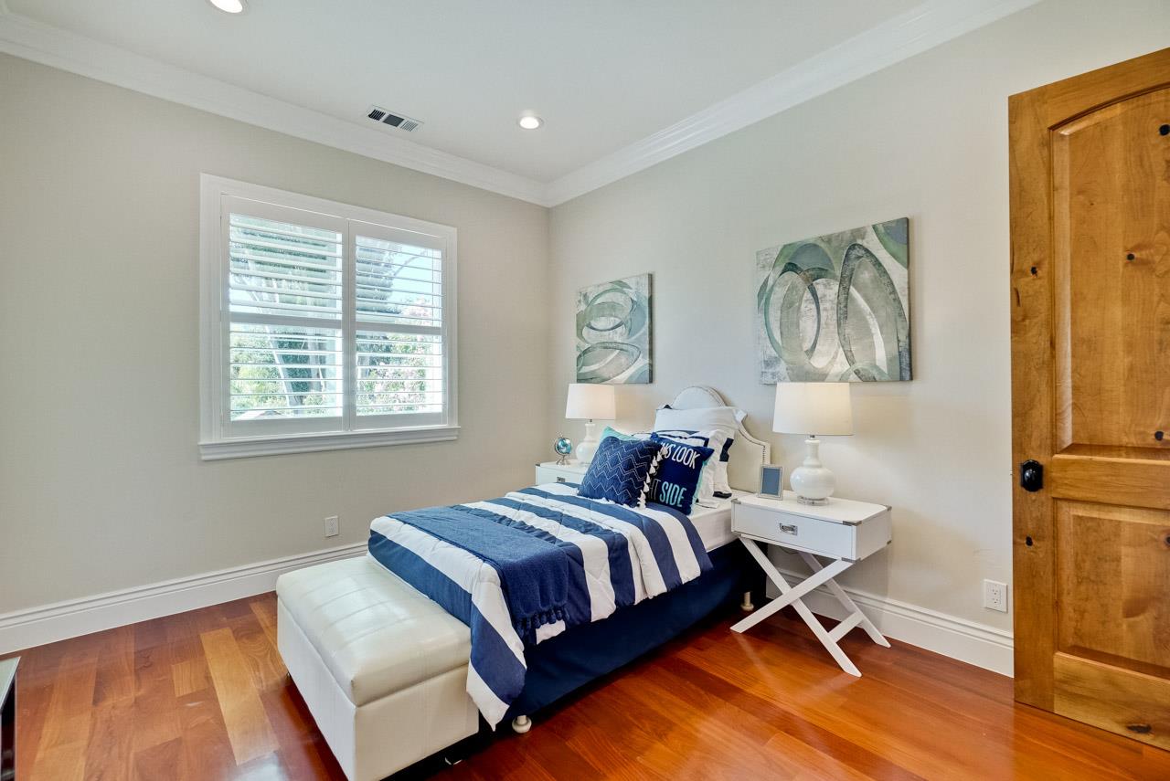 1650 Crestview Drive Los Altos, CA 94024 - Photo 36 of 50 a bedroom with a bed and a window