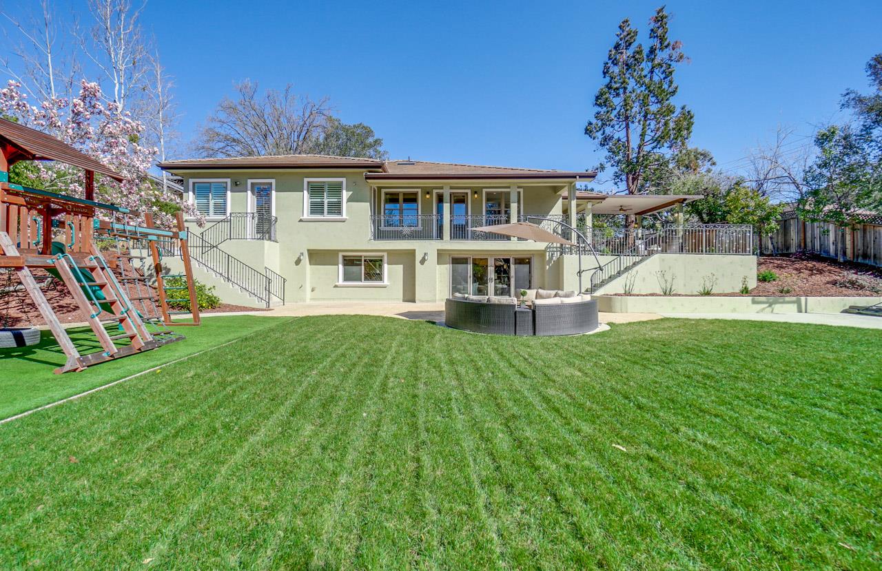 1650 Crestview Drive Los Altos, CA 94024 - Photo 5 of 50 a view of a house with a yard porch and sitting area