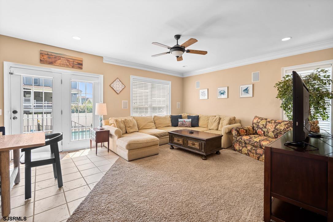 20 Heald Road Brigantine, NJ 08203 - Photo 16 of 66 a living room with furniture and a flat screen tv