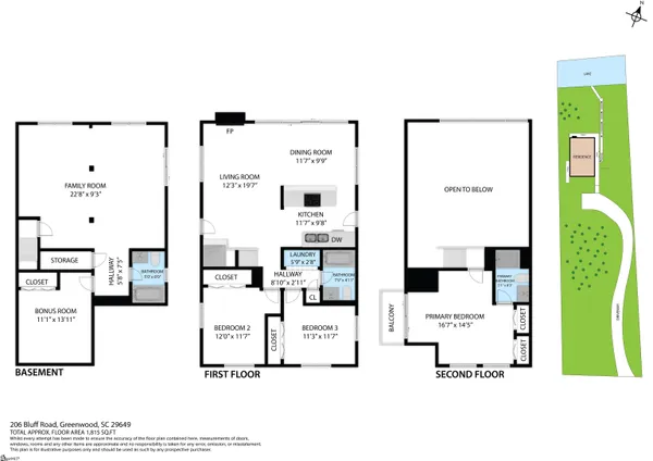 $330,000 | 206 Bluff Road, Greenwood, SC 29649