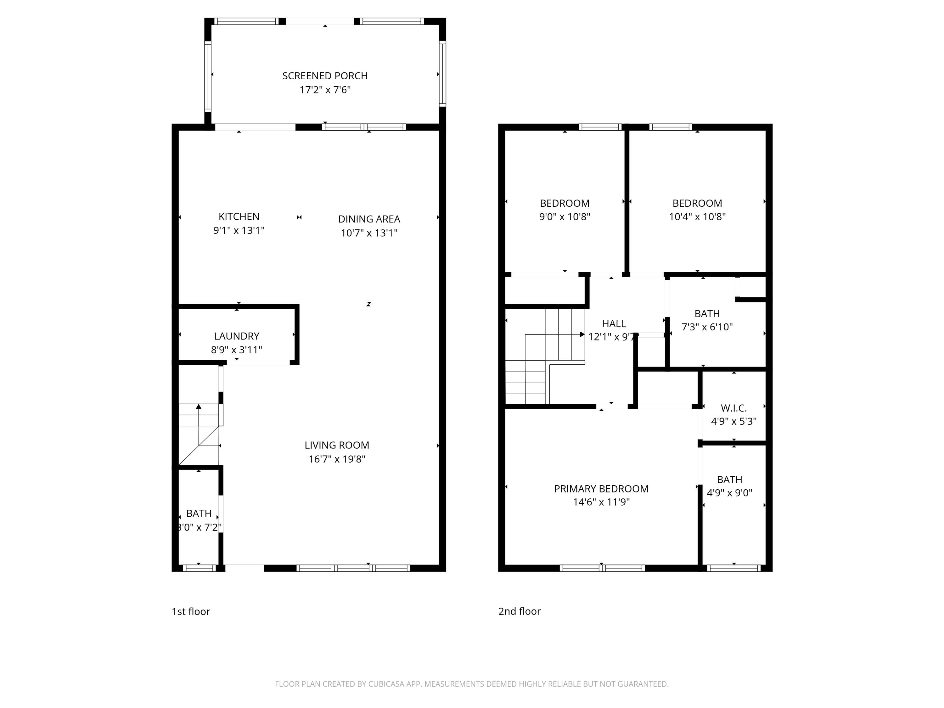 3370 Beau Rivage Drive, Unit 5D Pompano Beach, FL 33064 - Photo 26 of 26 2D Floor Plan for 3370 Beau Rivage Drive