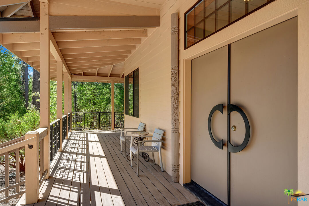 25445 Fern Valley Road Idyllwild, CA 92549 - Photo 7 of 52 a view of balcony with wooden floor