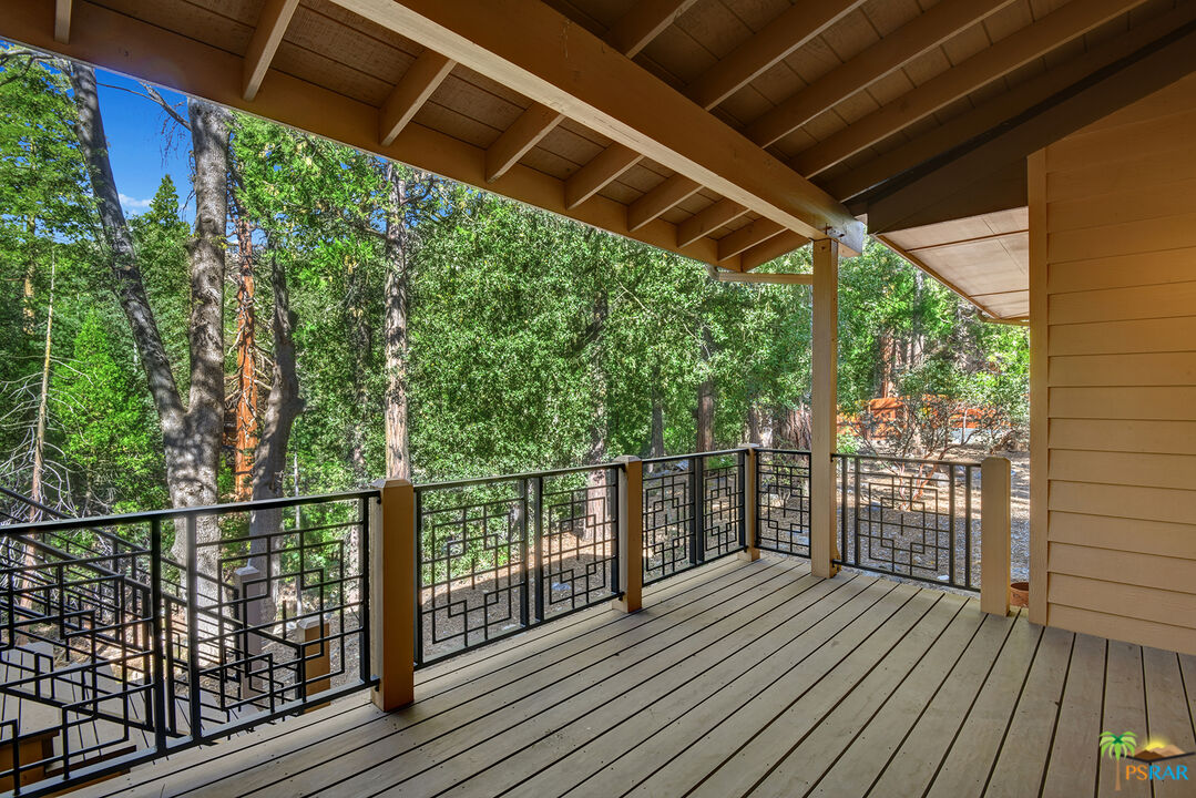 25445 Fern Valley Road Idyllwild, CA 92549 - Photo 9 of 52 a view of balcony with wooden floor
