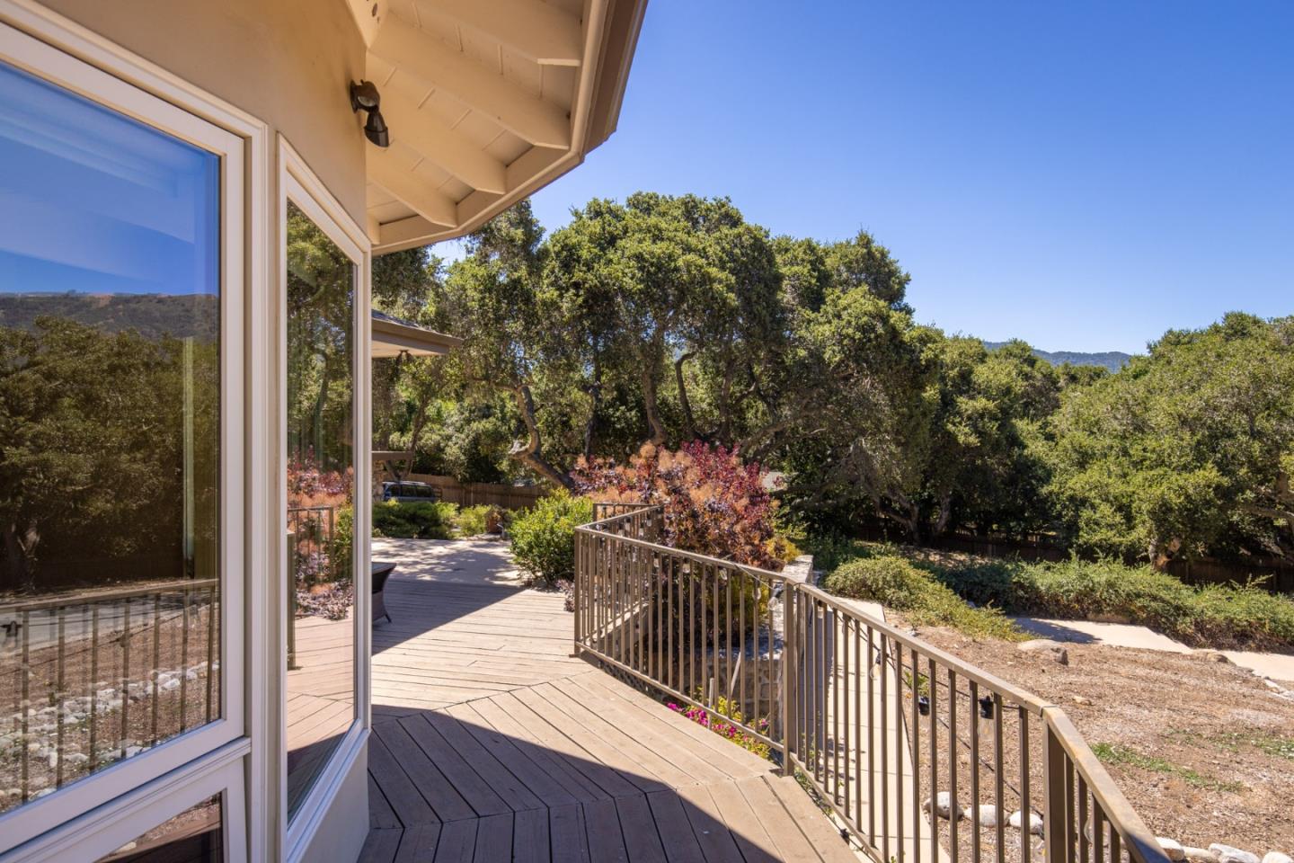 21 La Rancheria Carmel Valley, CA 93924 - Photo 36 of 44 a view of a balcony and a yard