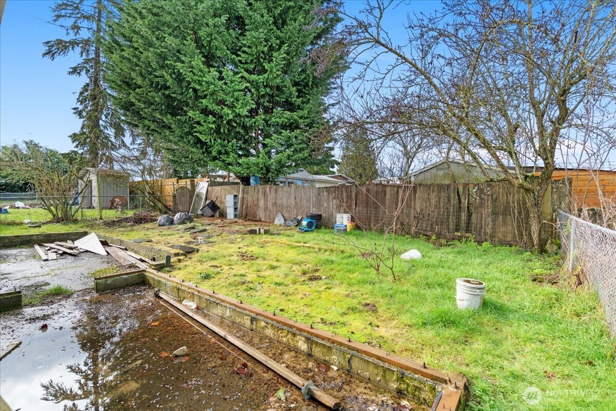 919 Edmonds Avenue Northeast Renton, WA 98056 - Photo 14 of 15 a view of backyard with tree