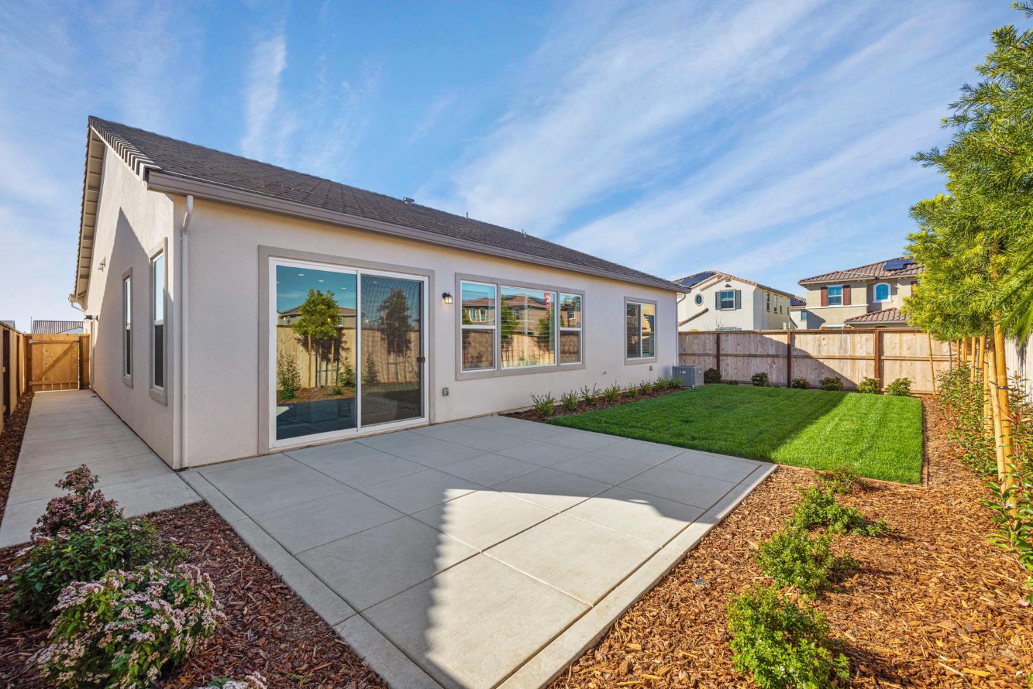 2252 Lyndon Street Lodi, CA 95242 - Photo 22 of 23 a view of backyard with a garden and plants