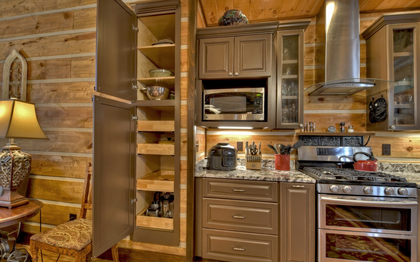 2124 Maxwell Road Blue Ridge, GA 30513 - Photo 20 of 66 a kitchen with stainless steel appliances granite countertop a refrigerator and a stove