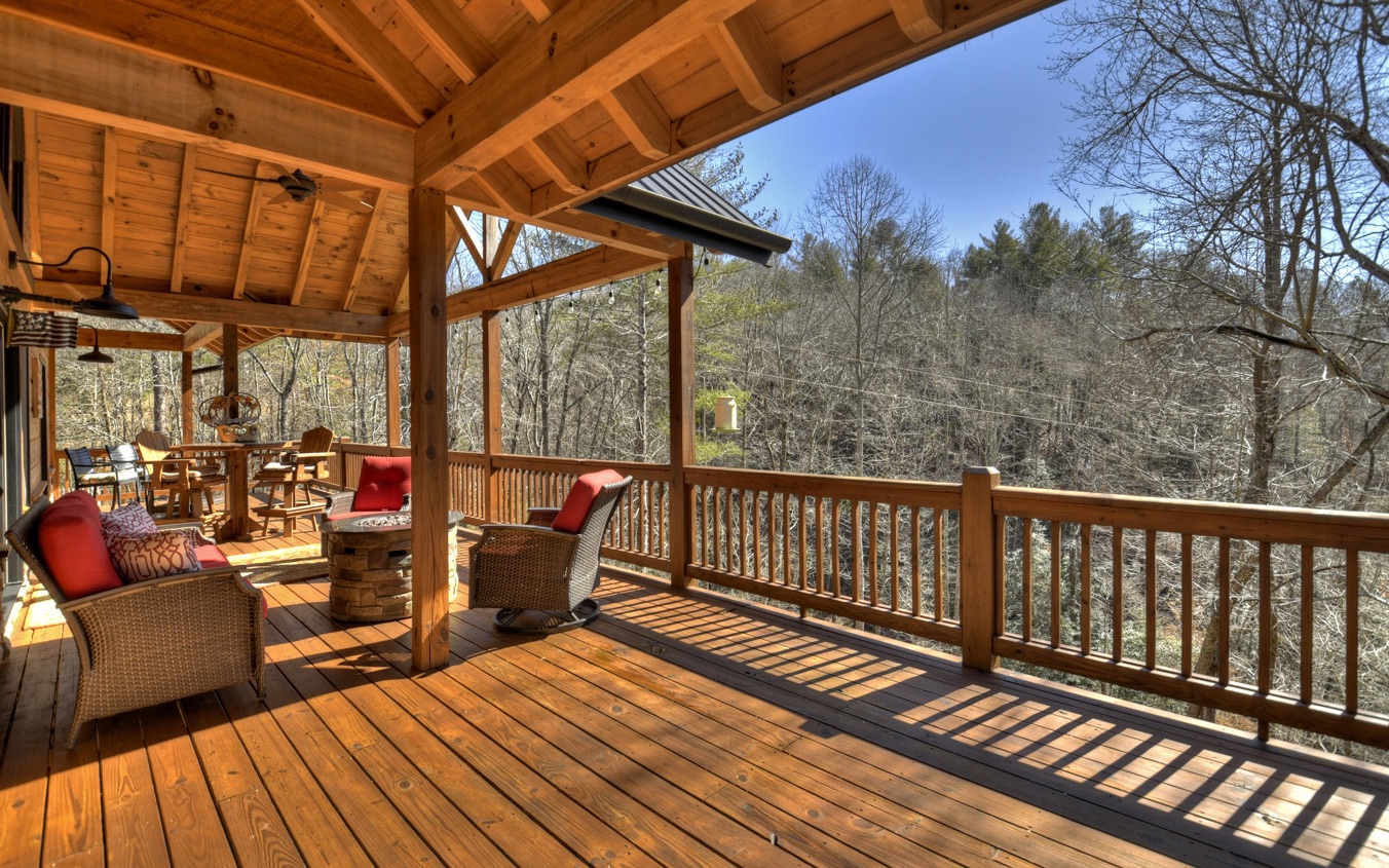 2124 Maxwell Road Blue Ridge, GA 30513 - Photo 58 of 66 a view of balcony with couch